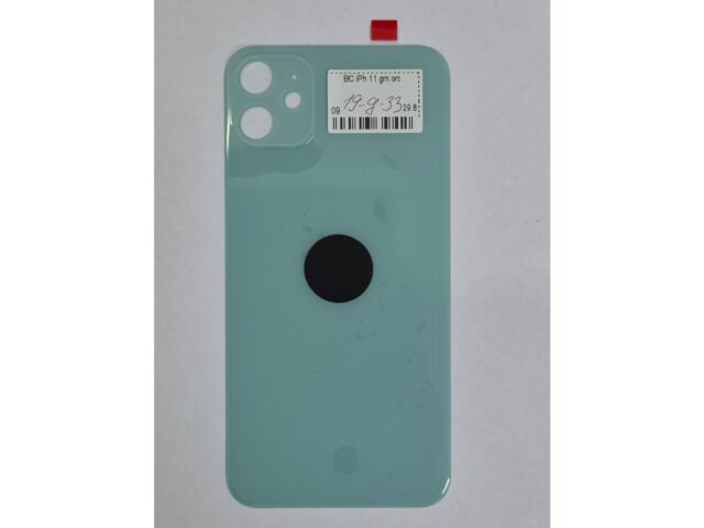 Задня кришка (скло) Apple iPhone 11 зелена, аналог, нова